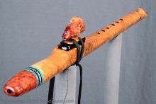 Red Mallee Burl Native American Flute, , , #K20L (16)